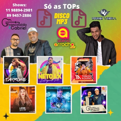 DISCO DE MP3 - Só as Tops 2023